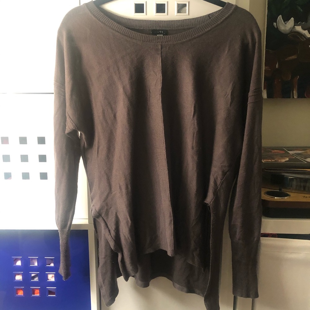 Army green breathable sweater